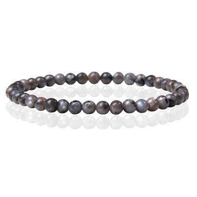Memphis Natuursteen Armband - 4mm Labradorite
