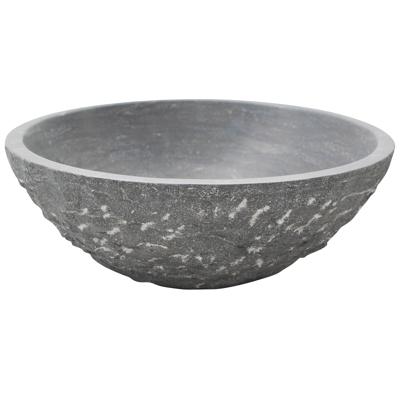 Opzetwastafel Wiesbaden Hamerslag Hardsteen Rond 42x14 cm