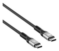 Manhattan 356381 USB-C-kabel Thunderbolt 3, Thunderbolt 4, USB 4.0 USB-C stekker 2 m Zwart 4K UHD, 8K UHD - thumbnail