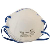 Connex ffp2 stofmaskers 2 stuks wit/blauw - thumbnail