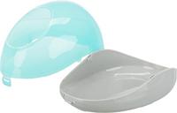 TRIXIE ZANDBAD DEGOES / CHINCHILLA'S KUNSTSTOF GRIJS / TURQUOISE 27X16X18 CM 2 ST - thumbnail