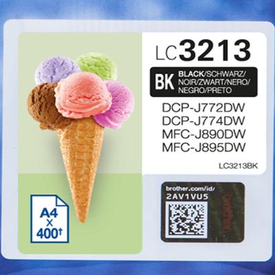 Brother LC-3213BK zwart