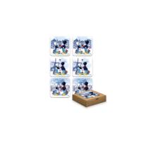 Onderzetters Kussend paar 6 stuks - thumbnail