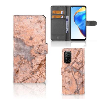 Xiaomi Mi 10T Pro | Mi 10T | Bookcase | Marmer Oranje