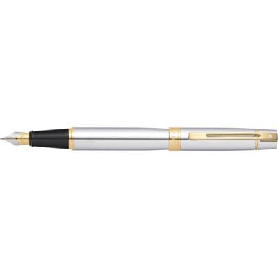 Sheaffer SF-E0934243 Vulpen 300 F Bright Chrome Gold Tone Sheaffer SF-E0934243 Vulpen 300 F Bright Chrome Gold Tone