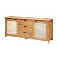 Dressoir Home ESPRIT Rotan Teakhout 180 x 50 x 85 cm - thumbnail