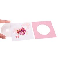 Sizzix • shaker domes circle 5,1cm 6stuks - thumbnail