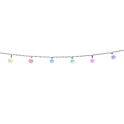 QAZQA Buiten lichtsnoer 7m incl. LED 50-lichts RGBW solar- Festival