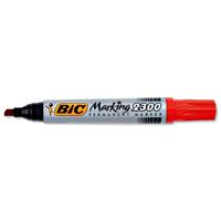 Bic permanent marker Marking 2300 ECOlutions, rood, doos van 12 stuks - thumbnail