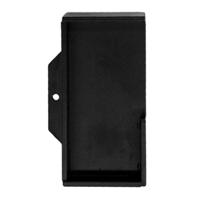 HDD Pro Schuifdeurkom Inkapschelp Hdd Carre Massief 40mm Zwart - thumbnail