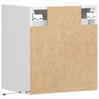 Tv-wandmeubels 2 st met LED-verlichting 41x31x45 cm wit - thumbnail