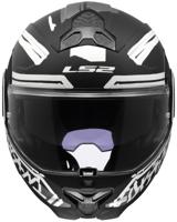 LS2 opklaphelm "ff910 advant ii tape" helmet ff910 advant ii tape xl matt bl/white - thumbnail