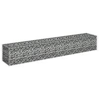 VidaXL Gabion plantenbak verhoogd 180x30x30 cm gegalvaniseerd staal - thumbnail