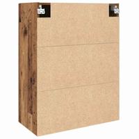 Wandkast Oud hout 69.5 x 34 x 90 cm Bewerkt hout - thumbnail