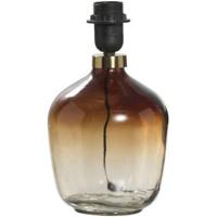 Lampvoet Mois bruin glas E27 26,5xØ16,5 cm - thumbnail