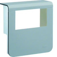 Afdekkap voor outlet, 80mm aluminium - thumbnail