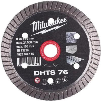 Milwaukee Diamantdoorslijpschijven DHTS DHTs 76 mm 1pc - 4932464715