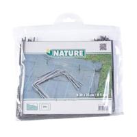 NATURE Set van 10 metalen clips voor bevestiging op de grond - Ø 4 mm / H 20 x 25 cm - thumbnail