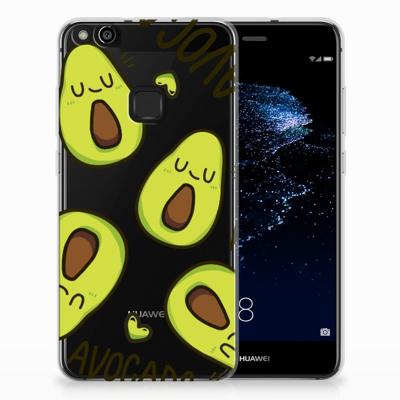 Huawei P10 Lite Telefoonhoesje met Naam Avocado Singing Huawei P10 Lite Telefoonhoesje met Naam Avocado Singing