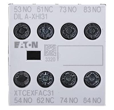 Eaton DILA-XHI31 Hulpschakelblok 3x NO, 1x NC 4 A Opsteekbaar 1 stuk(s)