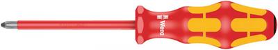 Wera 165 i PZ VDE geïsoleerde Pozidriv Schroevendraaier, PZ 0 x 80 mm - 1 stuk(s) - 05006160001 - thumbnail