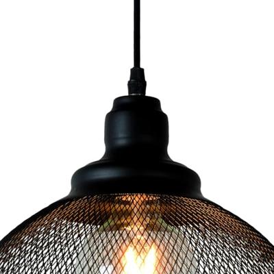 Lucide MESH - Hanglamp - Ø 28 cm - 1xE27 - Zwart
