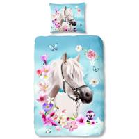 Good Morning Kinderdekbedovertrek "paard" - Multi - (140x200/220 cm) - Katoen - thumbnail