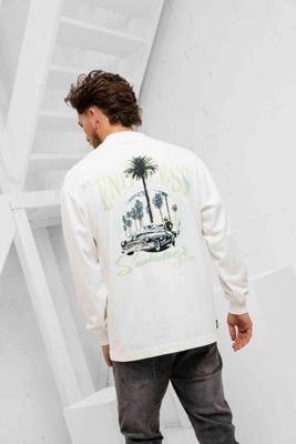 Jorcustom Endless Summer Longsleeve T-Shirt Heren Wit - Maat M - Kleur: Wit | Soccerfanshop Jorcustom Endless Summer Longsleeve T-Shirt Heren Wit - Maat M - Kleur: Wit | Soccerfanshop
