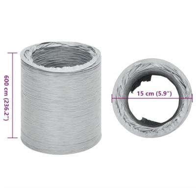 VidaXL Afzuigslang 6 m ø15 cm pvc VidaXL Afzuigslang 6 m ø15 cm pvc
