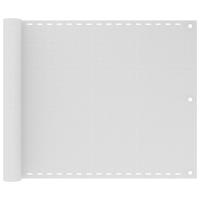 VidaXL Balkonscherm hdpe 75x400 cm wit - thumbnail