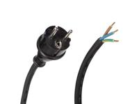 Rubber netsnoer 1.5 m 3g2.5 cee 7/7 stekker naar stekkerloos Velleman - Velleman - thumbnail