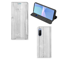 Sony Xperia 10 III Book | Wallet Case | White Wood - thumbnail