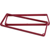 Hammond Electronics 1455UBRED ABS Rood (l x b x h) 196 x 71 x 11.60 mm 2 stuk(s) - thumbnail