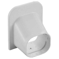 Wand-plafond Eindstuk - Wit (sp-77-w) - thumbnail