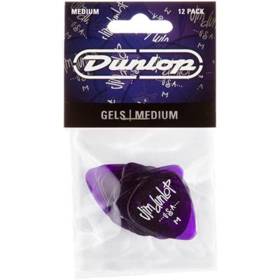Dunlop Gels Medium 12-pack plectrumset paars Dunlop Gels Medium 12-pack plectrumset paars