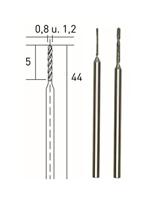 PROXXON spiraalboor set diamond spiral drill 1x 0.8mm and 1x 1.2mm - thumbnail