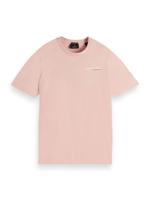 Scotch & Soda T-shirt van biologisch katoen lichtroze - thumbnail