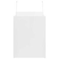 VidaXL Papieren zakken 50 st met hengsels 32x22x28 cm wit - thumbnail