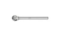 PFERD TOOLS 21213083 Freesstift Hardmetaal Bol 6 mm Lengte 35 mm Afmeting, Ø 6 mm Werklengte 5 mm Schachtdiameter 3 mm 1 stuks - thumbnail