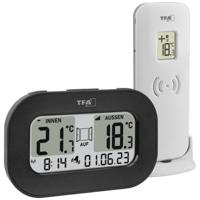 TFA Dostmann Funk-Thermometer COOL@HOME 30.3046.01 Draadloze thermometer digitaal Zwart - thumbnail