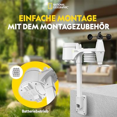 NATIONAL GEOGRAPHIC WIFI Weerstation met 7in1 Sensor