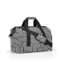 Reisenthel Allrounder L Zwart, Wit Draagtas - thumbnail