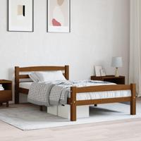 Bedframe massief grenenhout honingbruin 90x200 cm - thumbnail