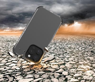Cellularline Strong Guard Case Backcover Apple iPhone 16 Pro Transparant Stootbestendig