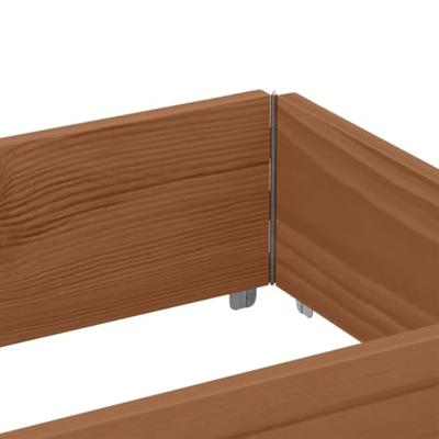 VidaXL Plantenbak 150x50 cm massief grenenhout bruin
