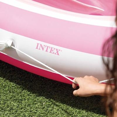 Pink Paraboot, 224 x 119 x 97 cm.