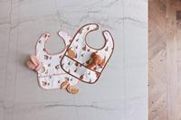 Jollein slab waterproof klittenband Peach (2pack) Maat - thumbnail