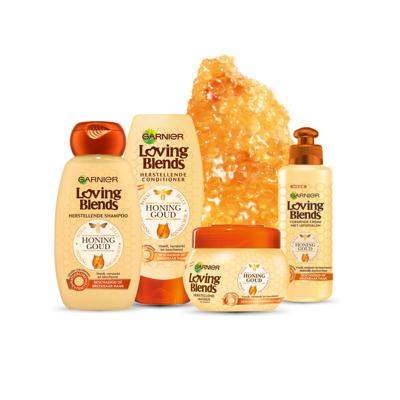Garnier Loving Blends Honing Goud Leave-in Crème - 6x 200ml multiverpakking