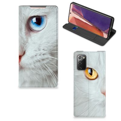 Samsung Galaxy Note20 | Hoesje maken | Witte Kat