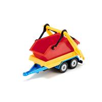 Siku vrachtwagen met afvalcontainer en aanhanger 1695 - thumbnail